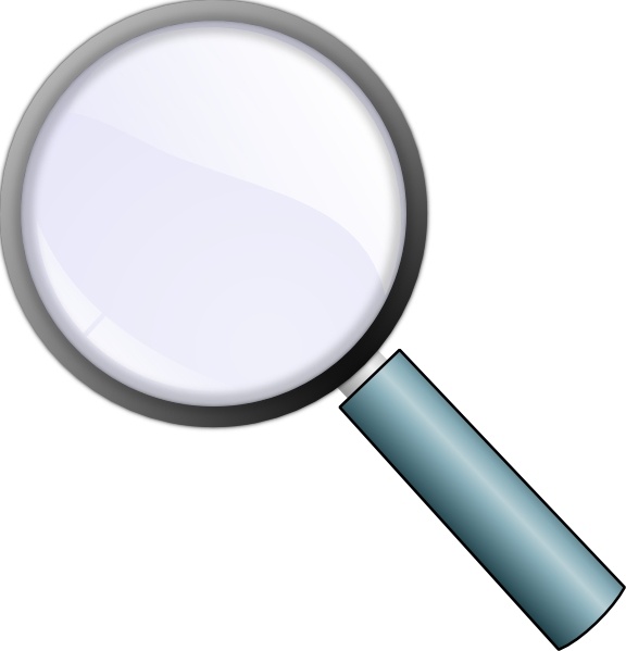 576x599 Magnifying Glass Clip Art Free Vector In Open Office Drawing