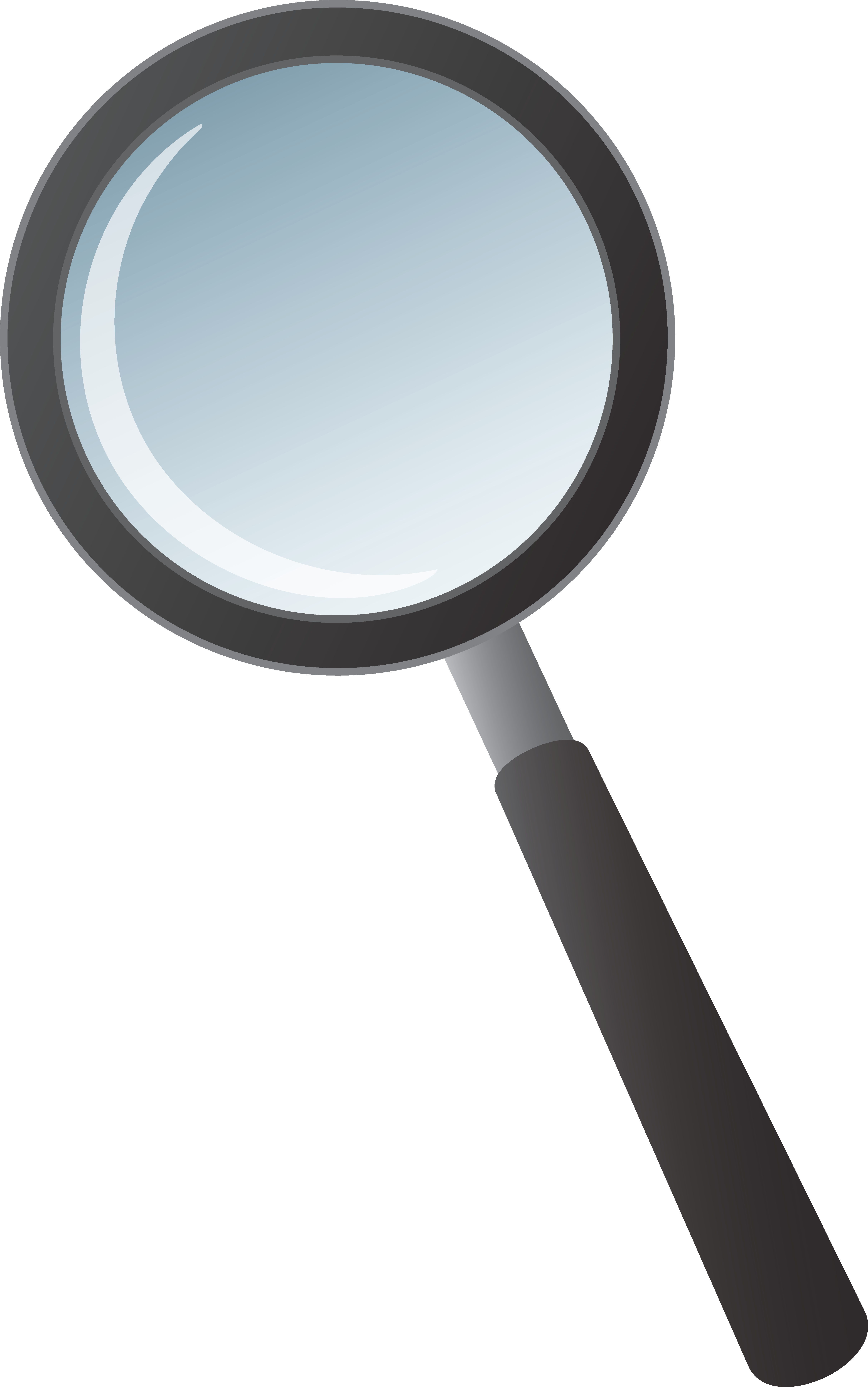 4855x7753 Magnifying Glass Clipart Free