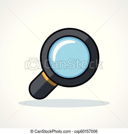 450x470 Vector Magnifying Glass Design Clipart Vector Illustration