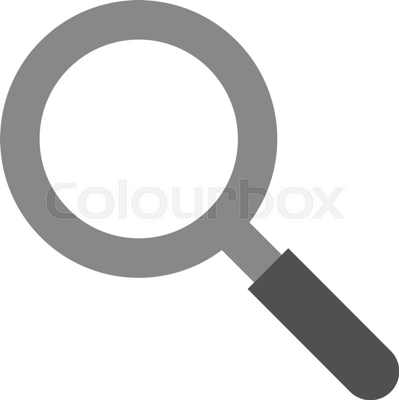 799x800 Vector Grey And Black Magnifying Glass Stock Vector Colourbox