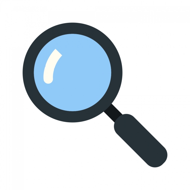 640x640 Find Vector Icon, Find Icon, Magnifying Glass Icon, Search Icon