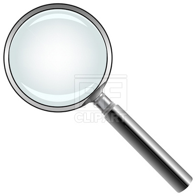 400x400 Magnifying Glass Vector Image Of Objects Robertosch