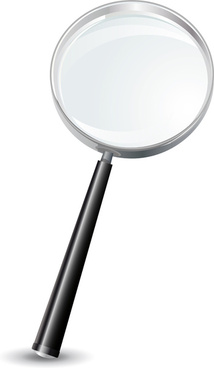 214x368 Magnifying Glass Free Vector Download