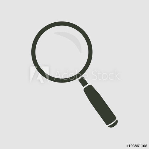500x500 Magnifying Glass Icon Magnifying Glass Vector Isolated Flat