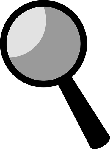 370x500 Magnifying Glass Vector Clip Art