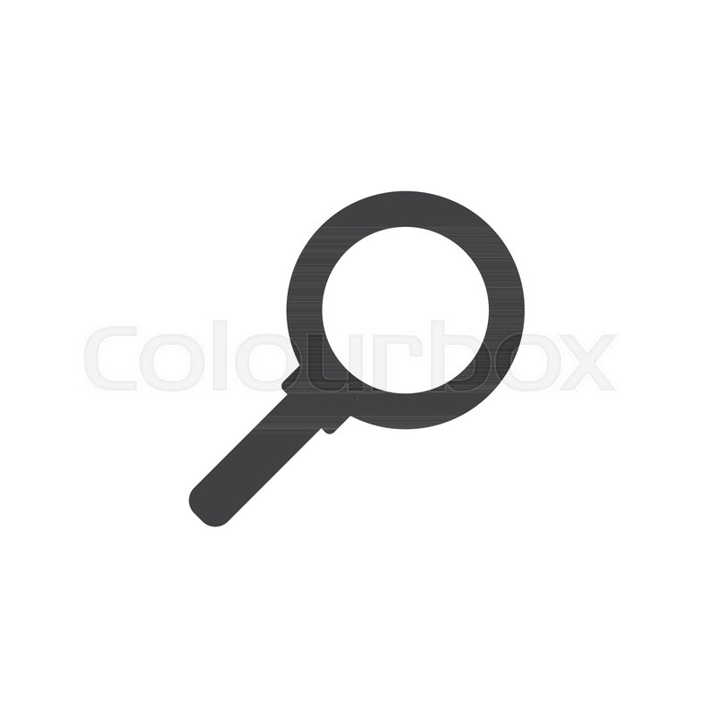 800x800 Magnifying Glass Vector Icon Filled Stock Vector Colourbox