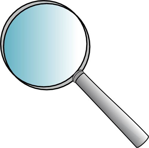 500x496 Magnifying Glass Vector Image Image