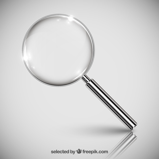 626x626 Realistic Magnifying Glass Vector Free Download