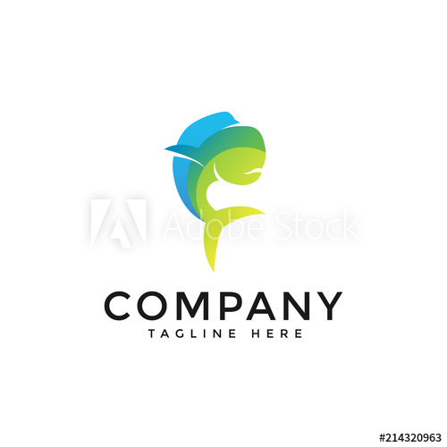 Fish Mahi Mahi Dolphin Logo Vector 500x500 Fish Mahi Mahi Dolphin Logo Vector