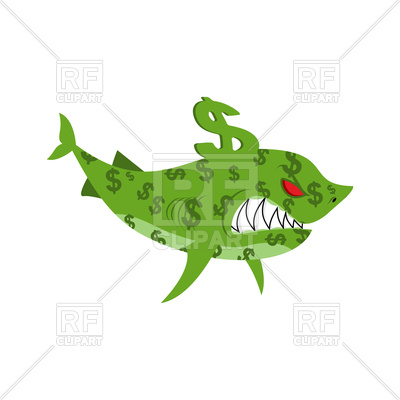 Business Shark Sea Predator Of Dollars Vector Image Of Business 400x400 Business Shark Sea Predator Of Dollars Vector Image Of Business