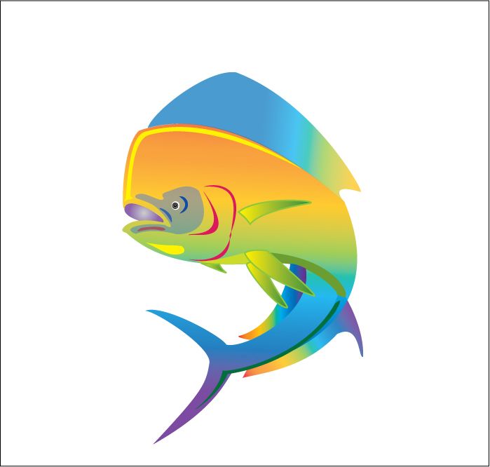 Dolphin Fish Mahi Vector Art I Love Designing Stuff Art 699x666 Dolphin Fish Mahi Vector Art I Love Designing Stuff Art