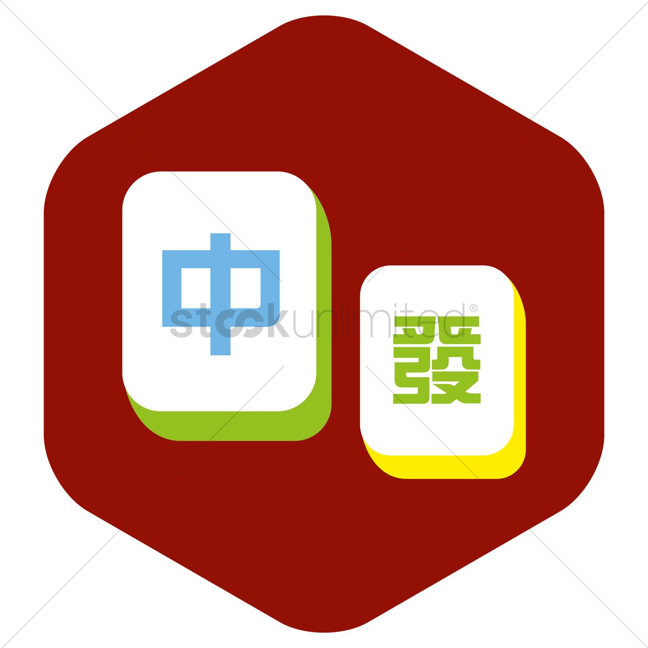 1300x1300 Free Mahjong Tiles Vector Image