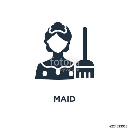 500x500 Maid Icon Stock Image And Royalty Free Vector On Fotolia