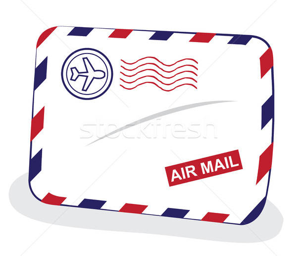600x517 Air Mail Envelope Vector Illustration Paola Canzonetta
