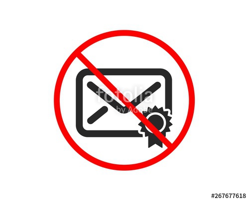 No Or Stop Verified Mail Icon Confirmed Message Correspondence 500x405 No Or Stop Verified Mail Icon Confirmed Message Correspondence