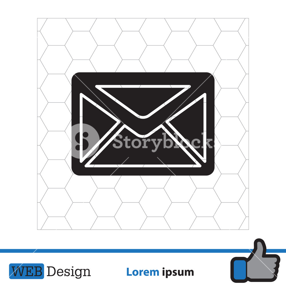 Envelope Mail Icon, Vector Illustration Royalty Free Stock Image 1000x1000 Envelope Mail Icon, Vector Illustration Royalty Free Stock Image