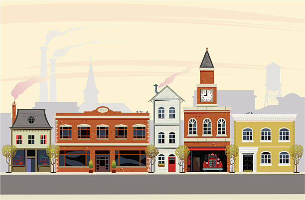 612x403 Main Street Clipart