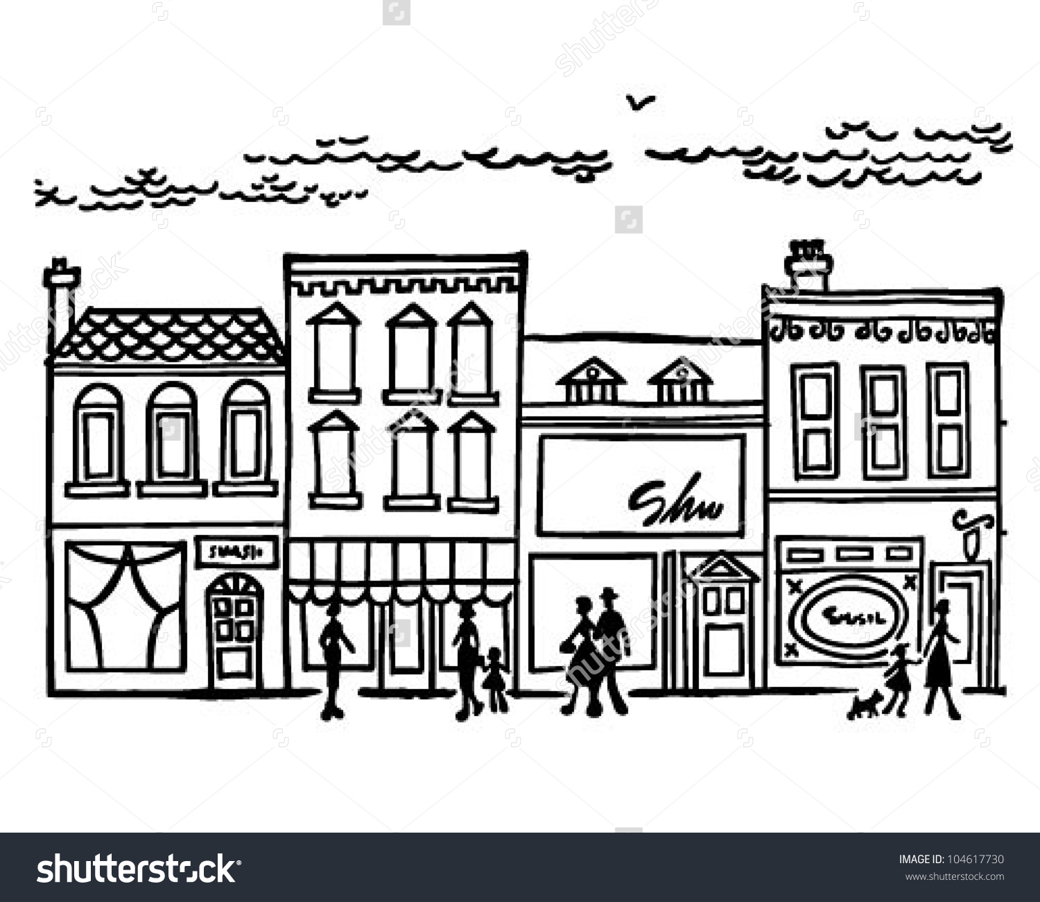1500x1300 Main Street Freeuse Library Png Files, Free Clip Art Download
