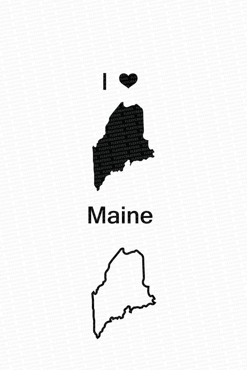 Maine Vector State Clipart Maine Clip Art Maine Map Clip Etsy 794x1191 Maine Vector State Clipart Maine Clip Art Maine Map Clip Etsy