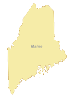 Free Digital Maine Outline Blank Map 156x202 Free Digital Maine Outline Blank Map