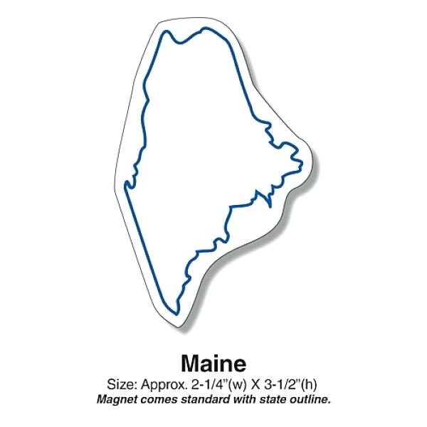 State Of Maine Outline 600x600 State Of Maine Outline