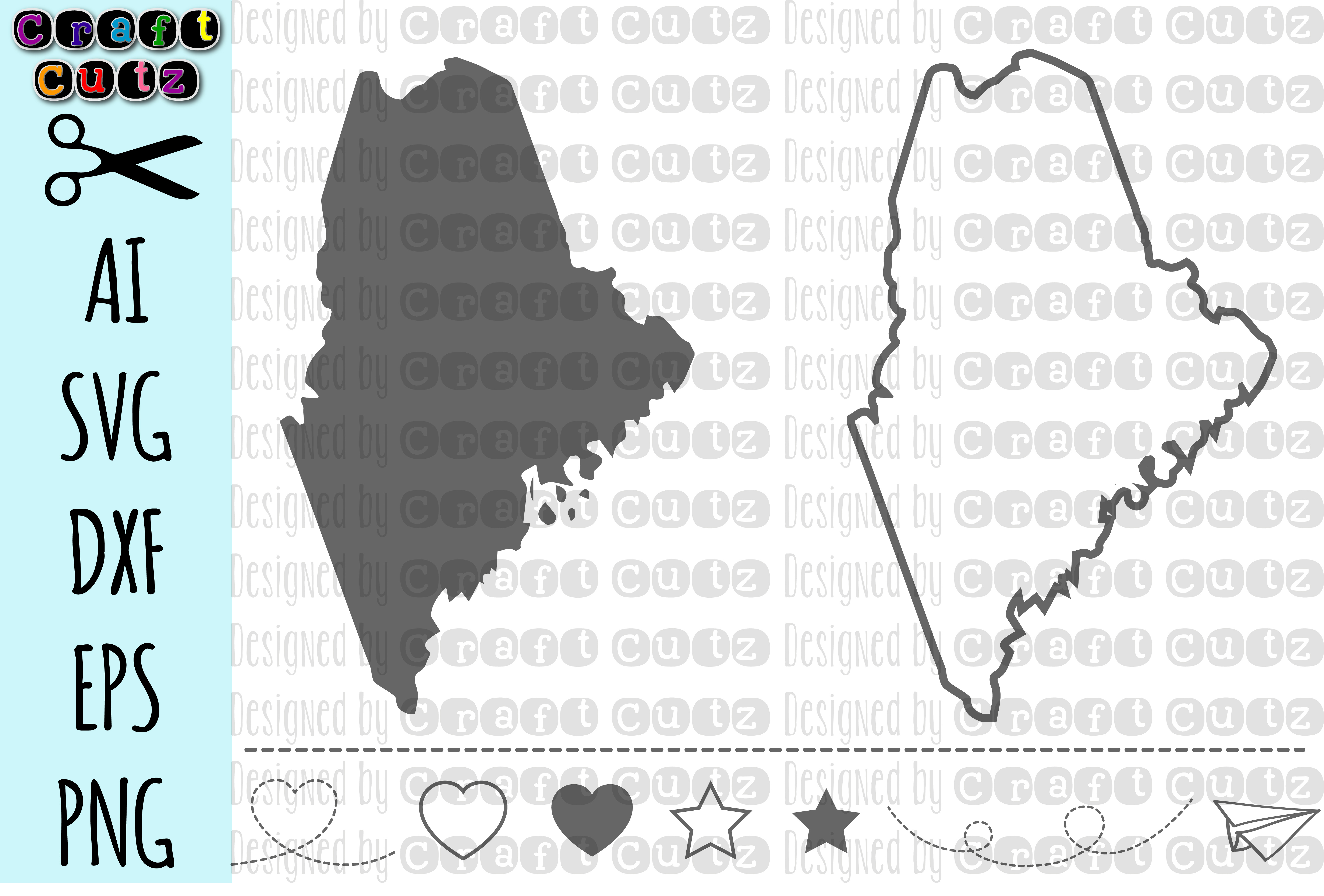 Maine State Files, Maine Vector, United States State 6246x4228 Maine State Files, Maine Vector, United States State
