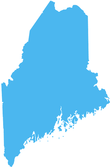 Maine Map 423x640 Maine Map