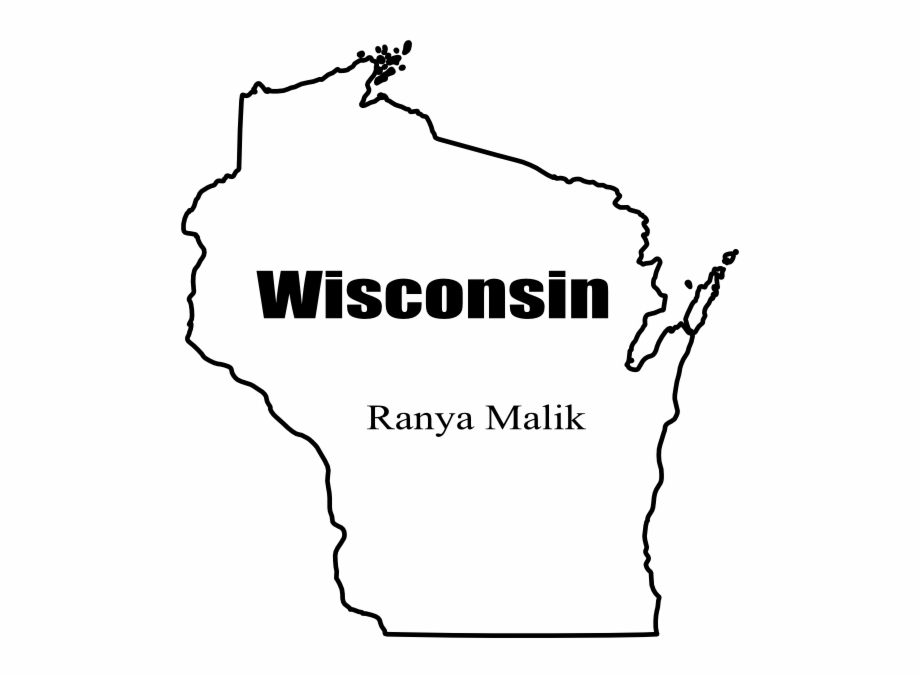 920x678 Wisconsin Map Clip Art