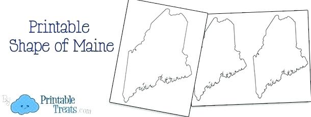 610x229 Maine Outline State Map Silhouette Vector Maine Outline Vector