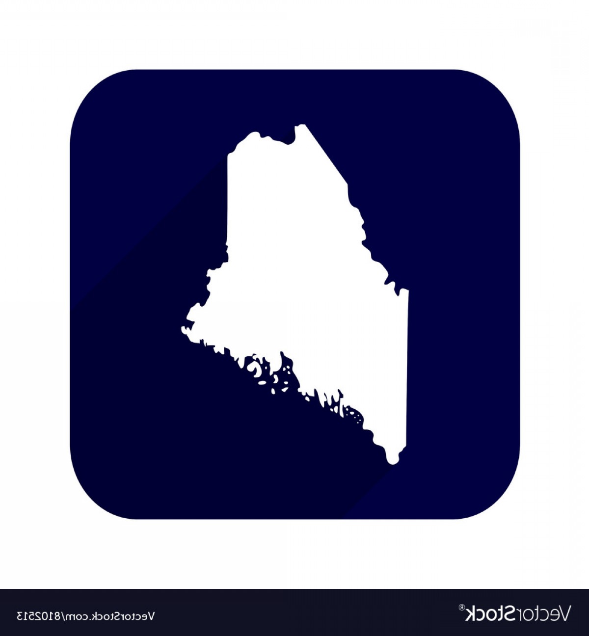 1200x1296 Map Of The Us State Of Maine Vector Boozeworthy