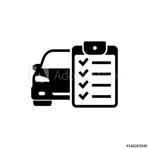 500x500 Car Service List Icon Checklist Car Servise Maintenance Icon