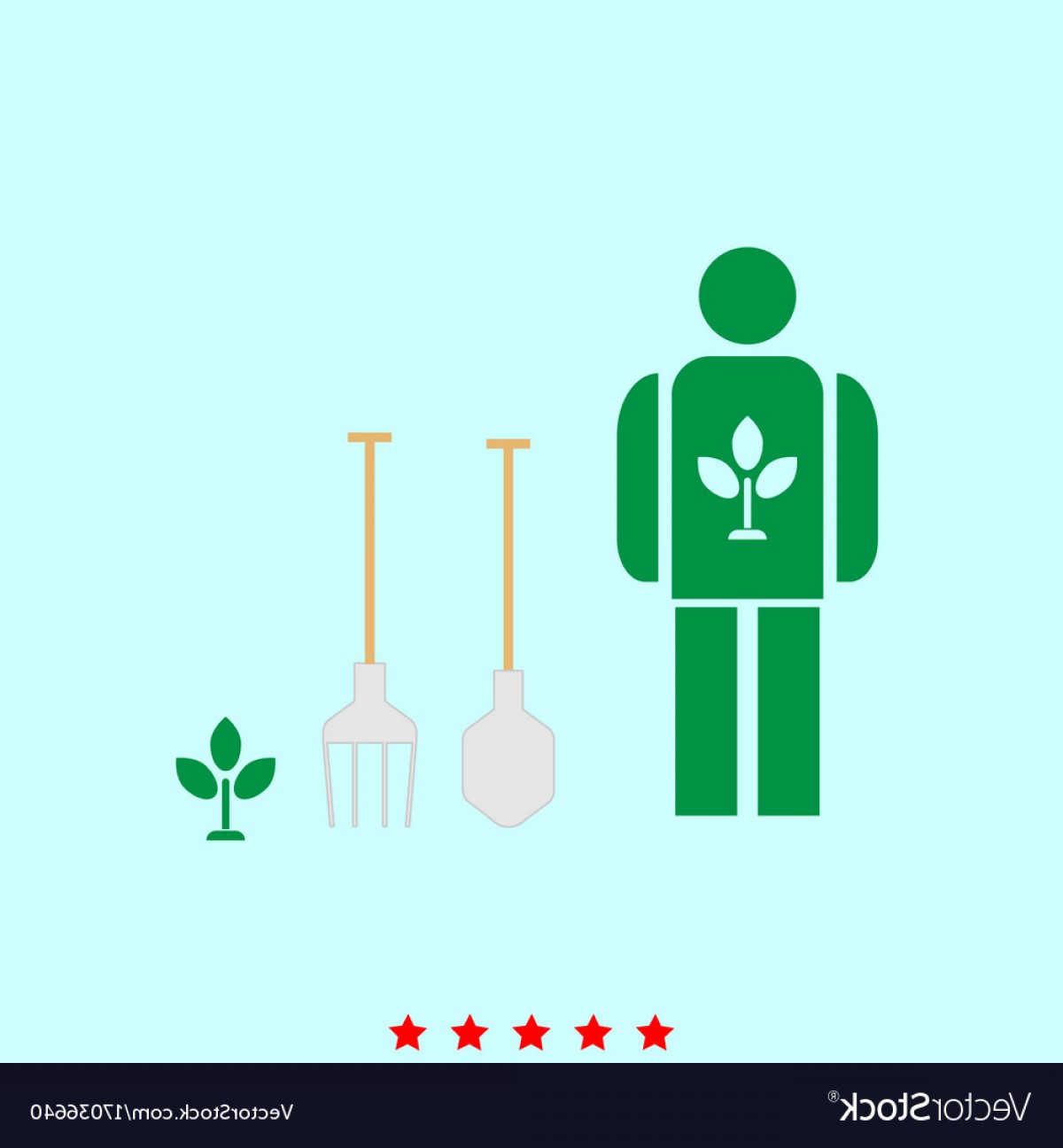 1200x1296 Lawn Maintenance Set It Is Color Icon Vector Soidergi