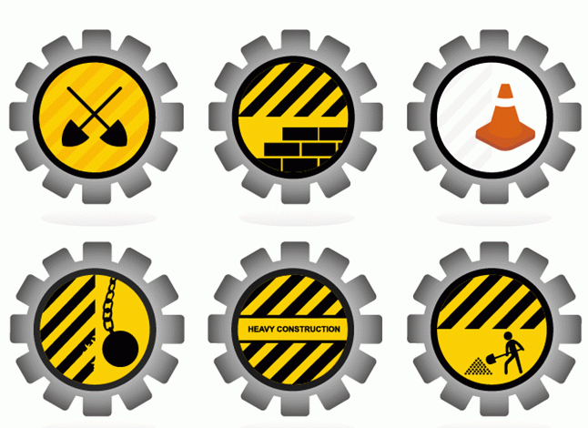 646x470 Road Maintenance Icon Vector Material For Free Download Free Vector