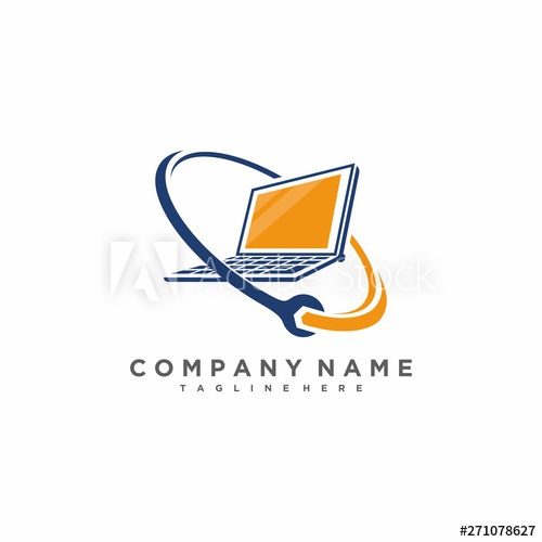 Laptop Repair And Laptop Maintenance Logo Vector Icon Ilustration 500x500 Laptop Repair And Laptop Maintenance Logo Vector Icon Ilustration