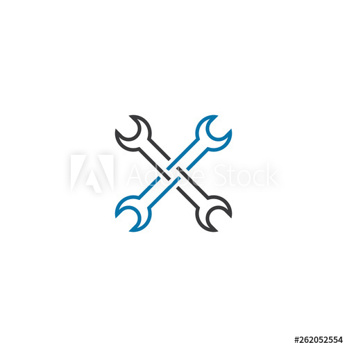 Repair Spanner Tool Maintenance Logo Vector Design 500x500 Repair Spanner Tool Maintenance Logo Vector Design