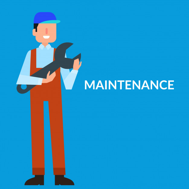 626x626 Maintenance Vector Character Vector Premium Download
