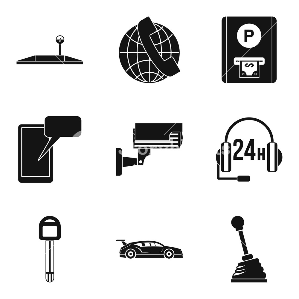 1000x1000 Online Maintenance Icons Set Simple Set Of Online Maintenance