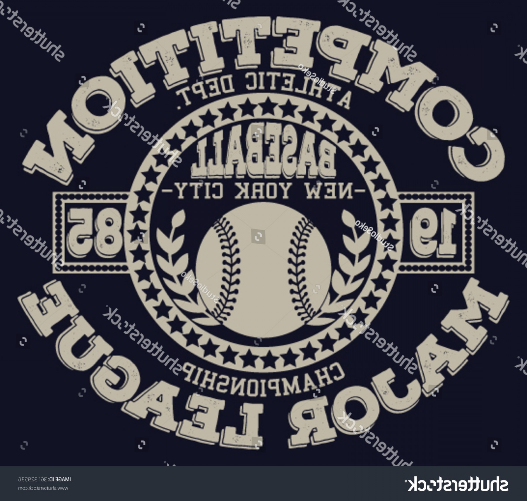 Major League Baseball Logo Vector At Vectorified.com | Collection Of ...