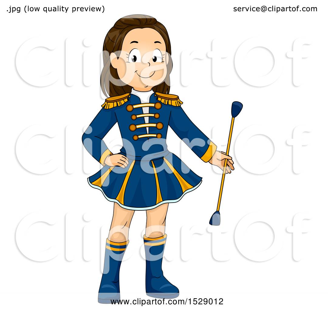 Clipart Of A Majorette Girl Holding A Baton 1080x1024 Clipart Of A Majorette Girl Holding A Baton