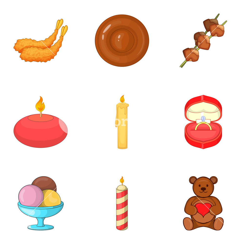 1000x1000 Make A Wish Icons Set Cartoon Set Of Make A Wish Vector Icons