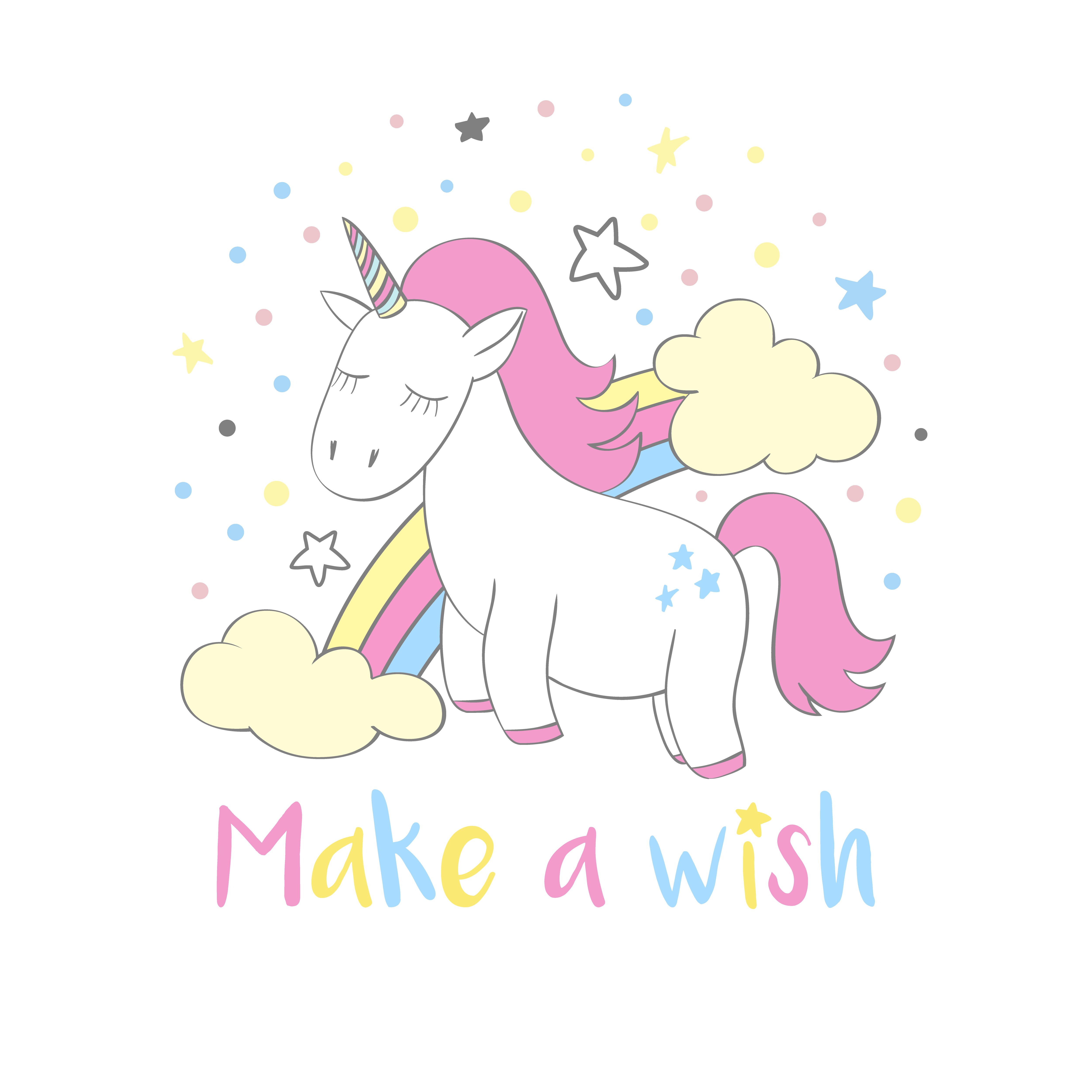 5000x5000 Make A Wish Free Vector Art