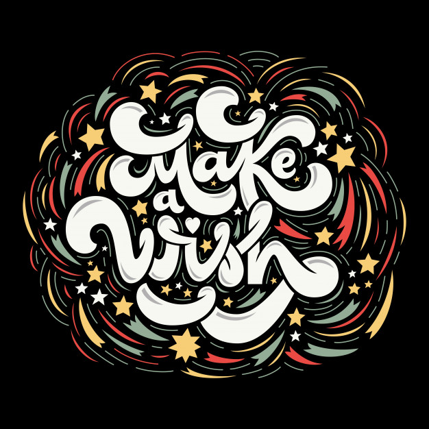 626x626 Make A Wish Christmas Greeting Card Vector Premium Download