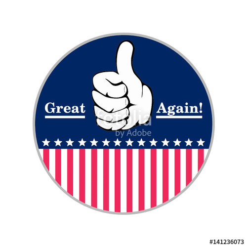 500x500 Make America Great Again Stock Image And Royalty Free Vector