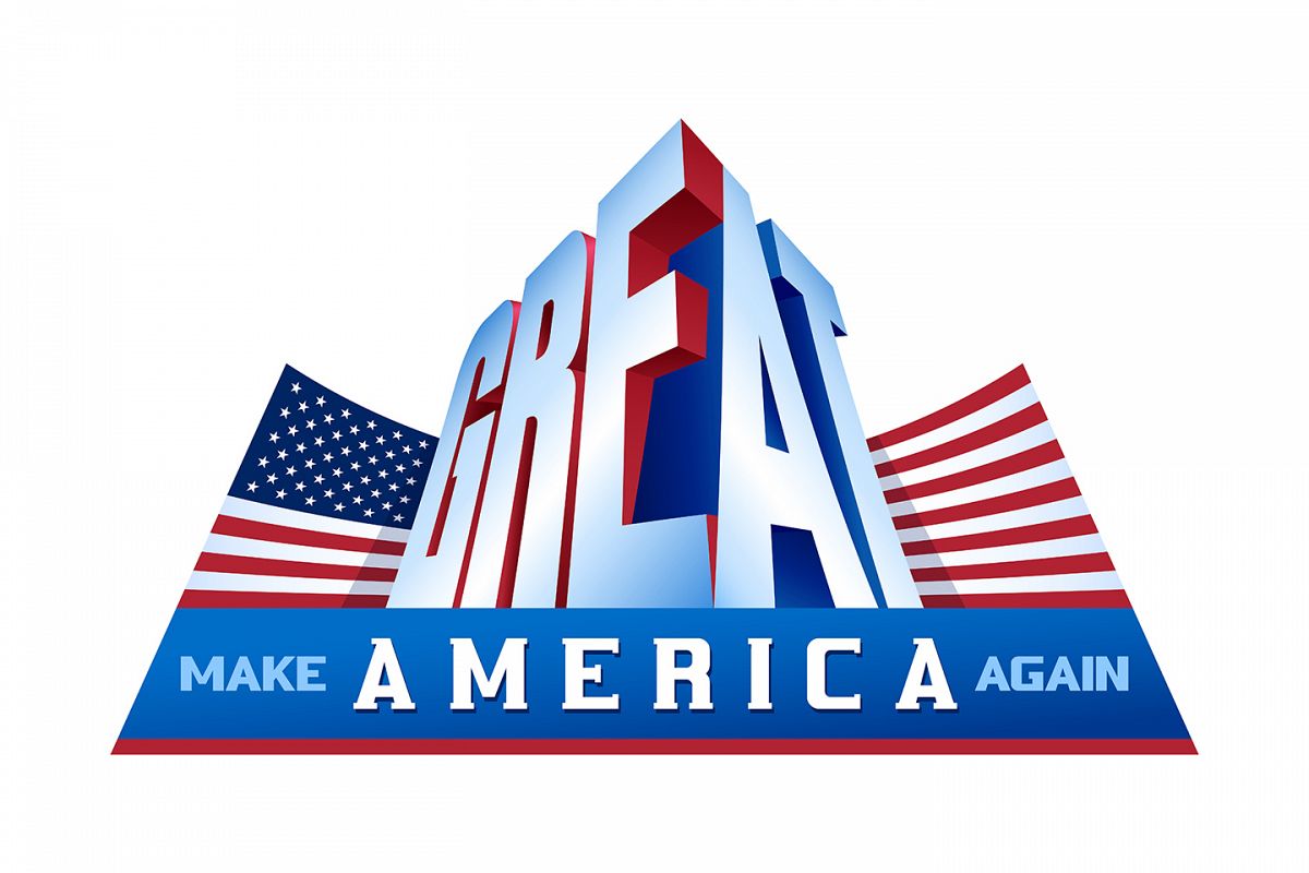 1200x800 Vector Usa Flag Make America Great Again Proud Patriotism Word