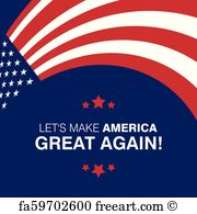 180x195 Free Art Print Of Make America Great Again Make America Great