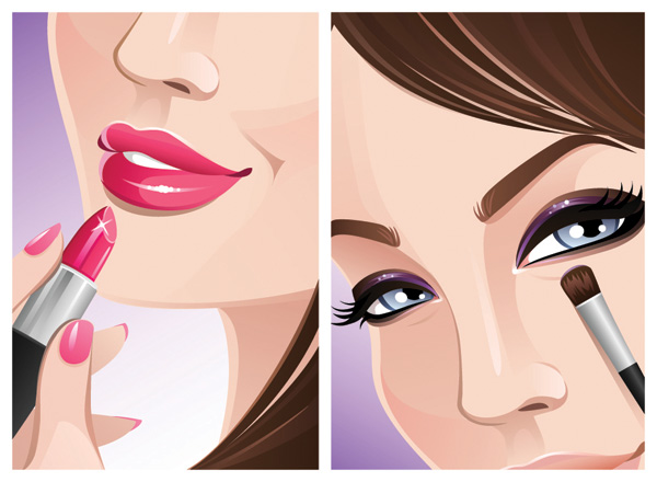 600x440 Make Up Vectors