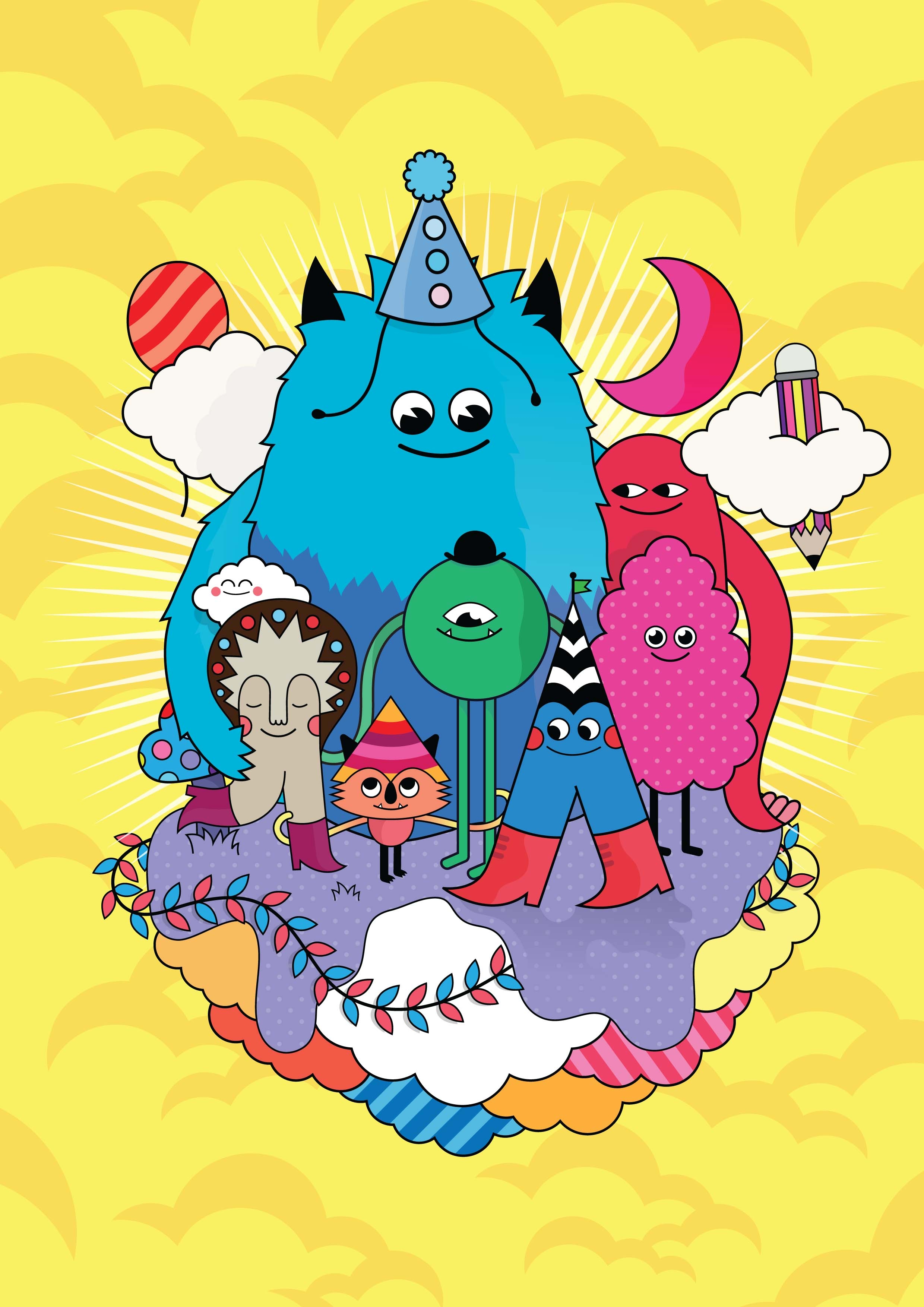 2480x3508 Adobe Illustrator Tutorial Create Colourful Vector Character Art