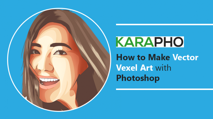 740x414 How To Make Vector Vexel Art With Photoshop