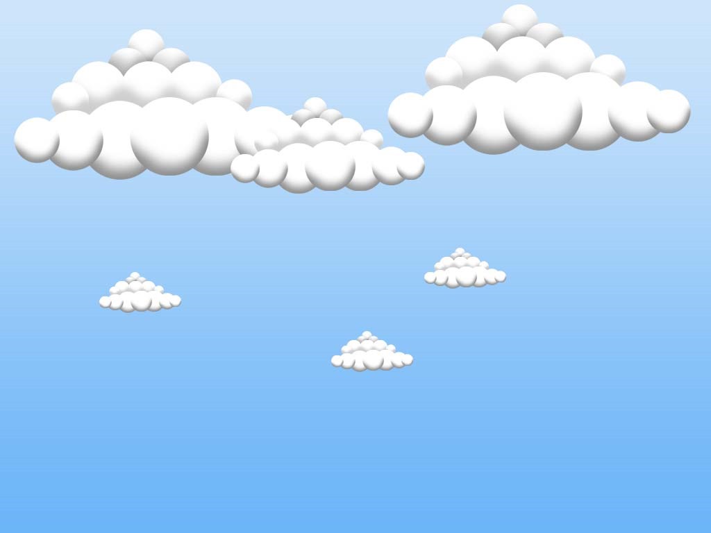 Cartoon Vector Clouds With Photoshop 1024x768 Cartoon Vector Clouds With Photoshop