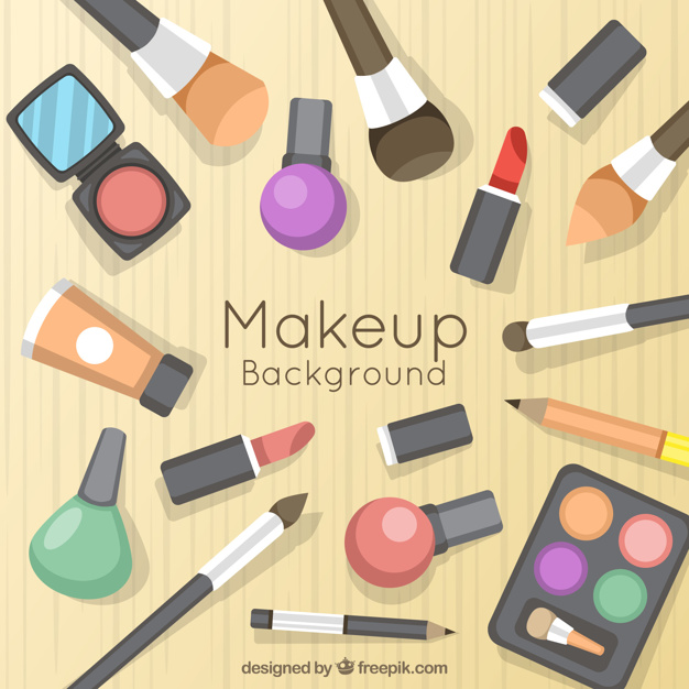 626x626 Creative Makeup Background Vector Free Download